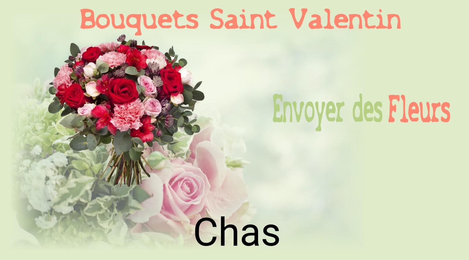 Roses de Saint-Valentin livrées à Chas
